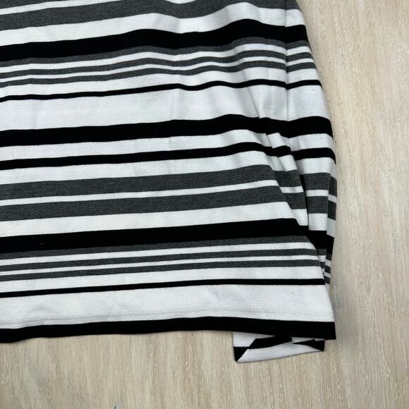 Cabi Grandstand Striped Stretch Knit Pockets Tie Front Skirt Style #5185 Small - Picture 12 of 14